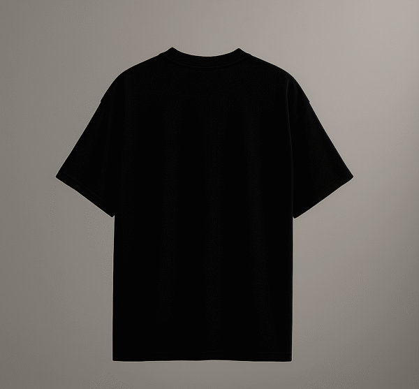 Black - Oversized T-Shirt - Image 2